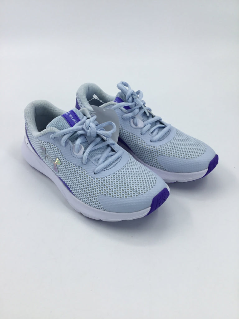 Under Armour Child Size 4 Youth Blue Sneakers