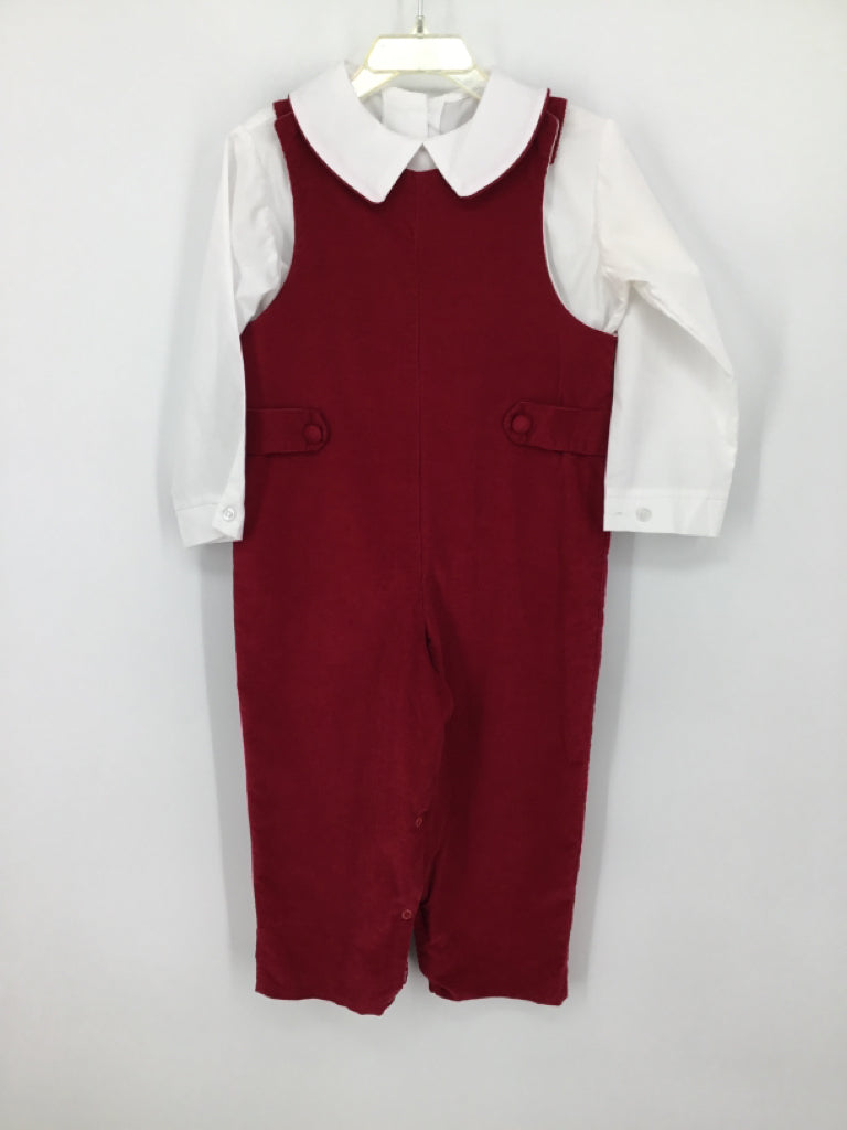 Glorimont Child Size 4 Red Solid Outfit - boys