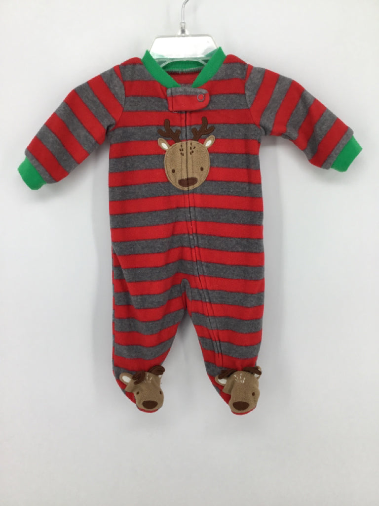 Just One You Made by Carters Child Size Newborn Red Christmas Sleeper