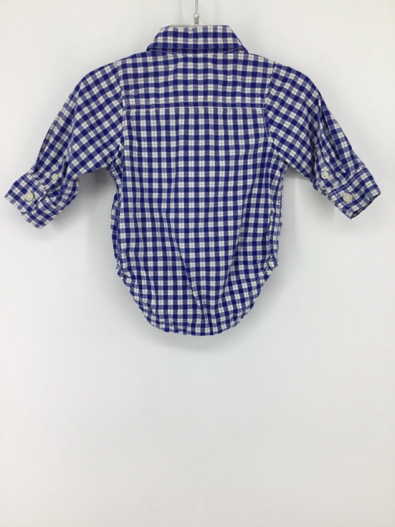 OshKosh B'gosh Child Size 6 Months Blue Onesie