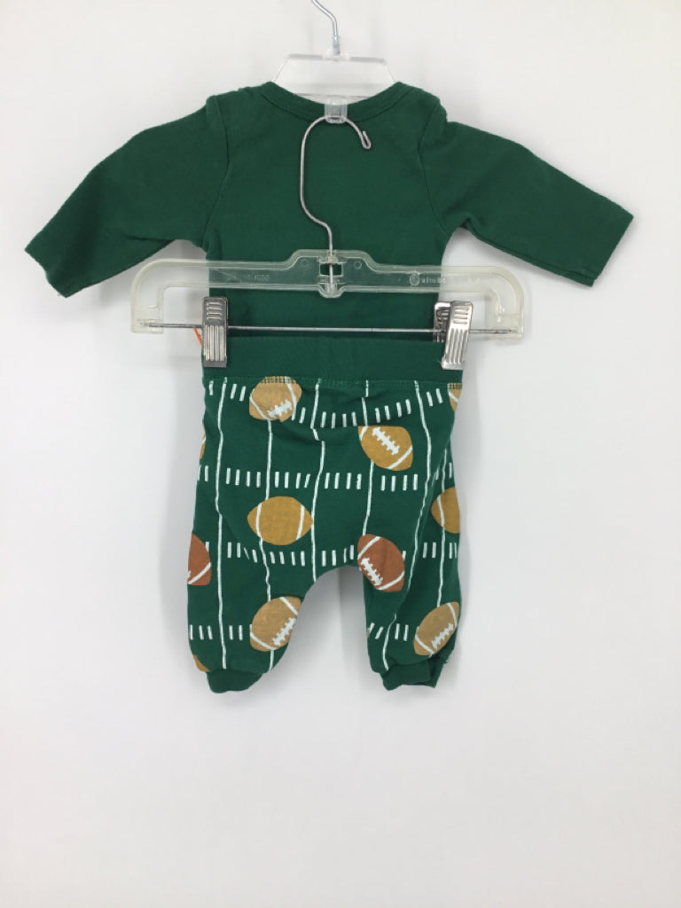 Monica + Andy Child Size Newborn Green Sports Outfit - boys