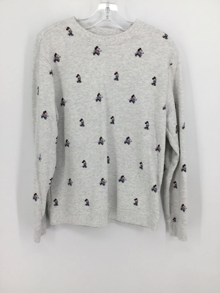 Janie and Jack + Disney Child Size 12 Gray Character Sweatshirt - boys