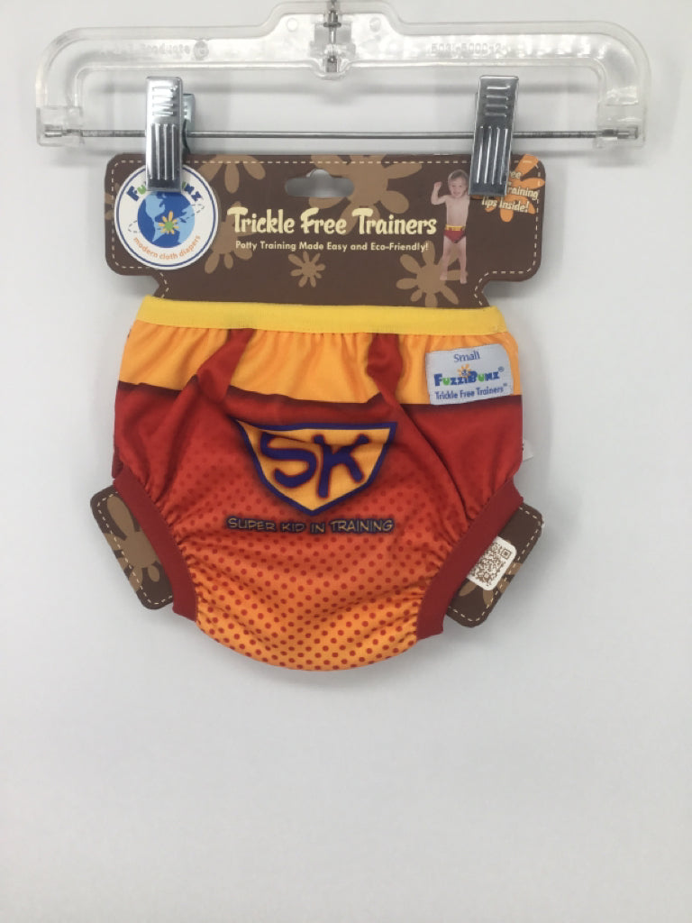 Fuzzi Bunz Child Size S Red Print Training Cloth Diaper