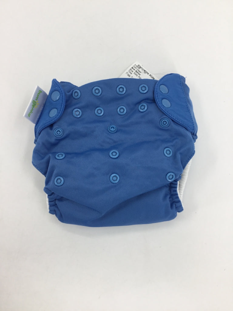 Bum Genius Child Size One Size Blue Solid Free Time Cloth Diaper