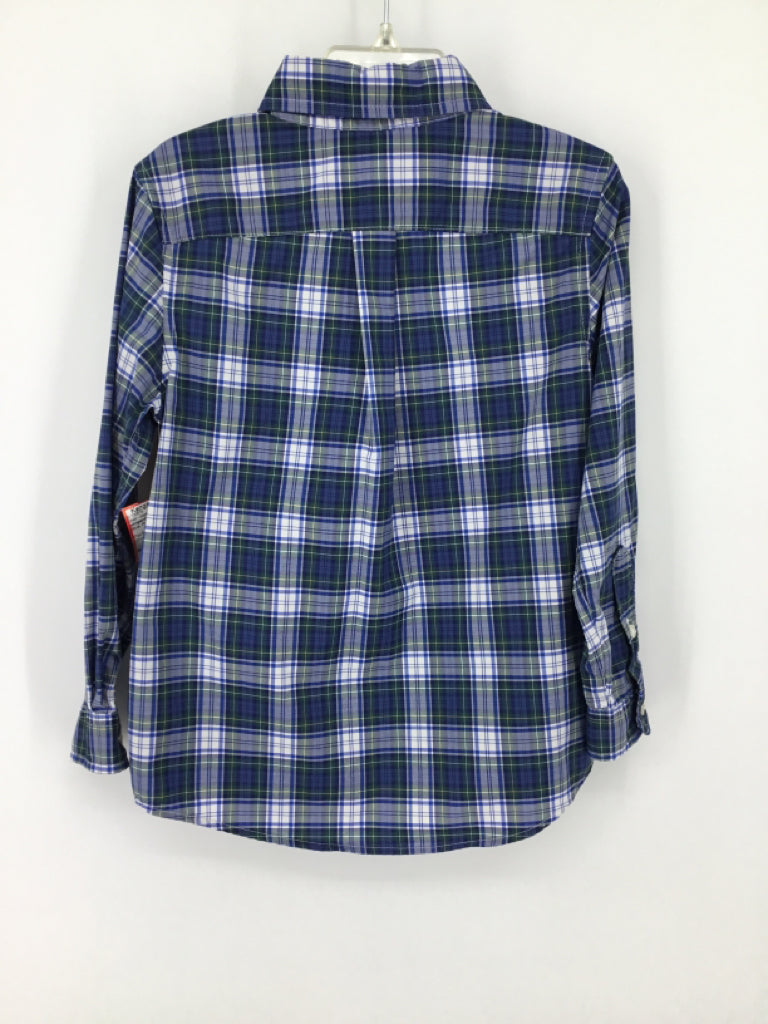 vineyard vines Child Size 4 Blue Plaid Shirt - boys