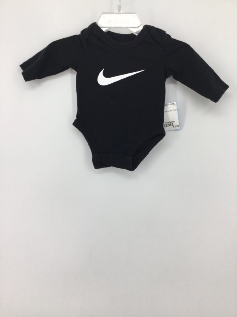 Nike Child Size Newborn Black Onesie