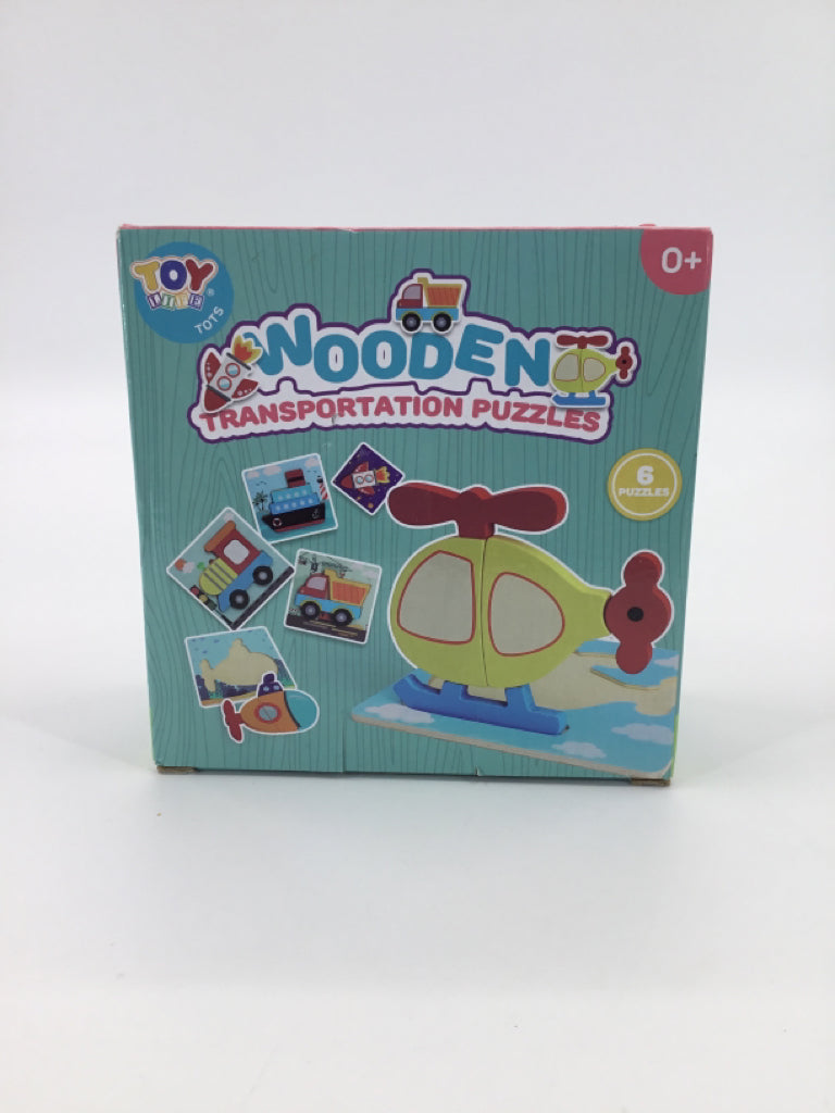 Toy Life Wooden Transportation Puzzles