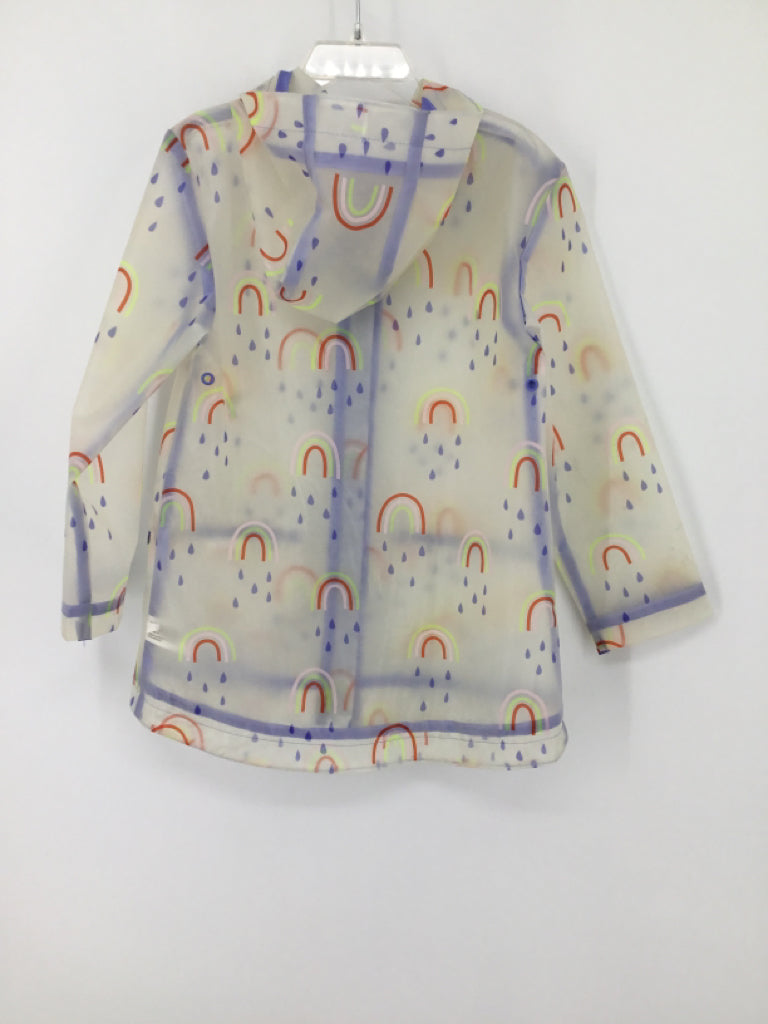 Cat & Jack Child Size 5 clear Raincoat - girls