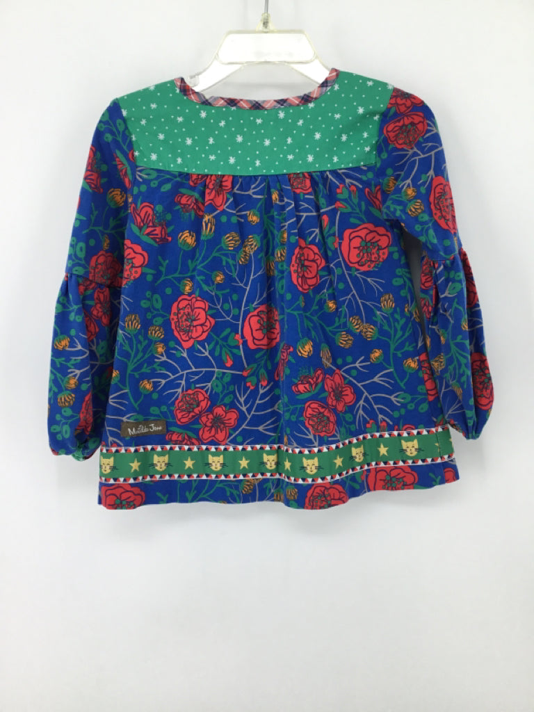 Matilda Jane Clothing Child Size 2 Blue Shirt - girls