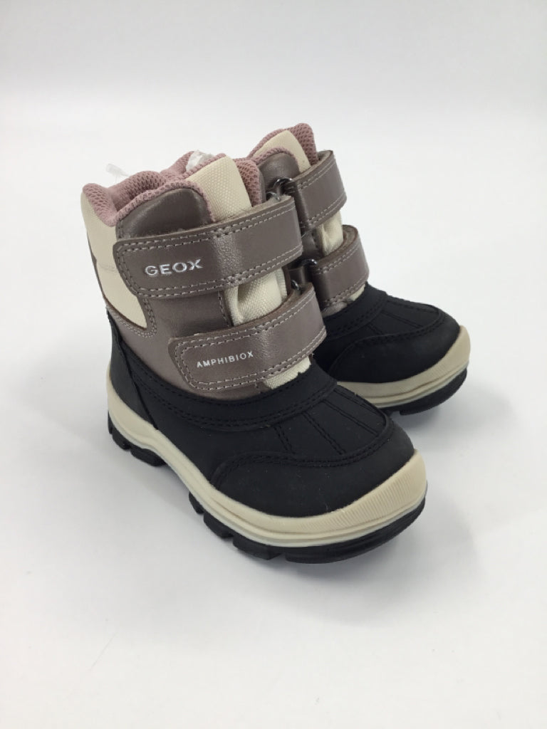 Geox Child Size 5.5 Toddler Black Rain/Snow Boots