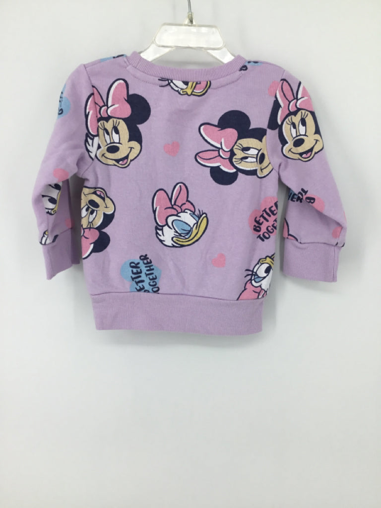 Disney Child Size 12 Months Purple Sweatshirt - girls