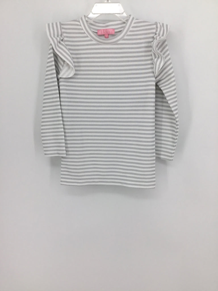 Bisby Child Size 6 Silver Shirt - girls