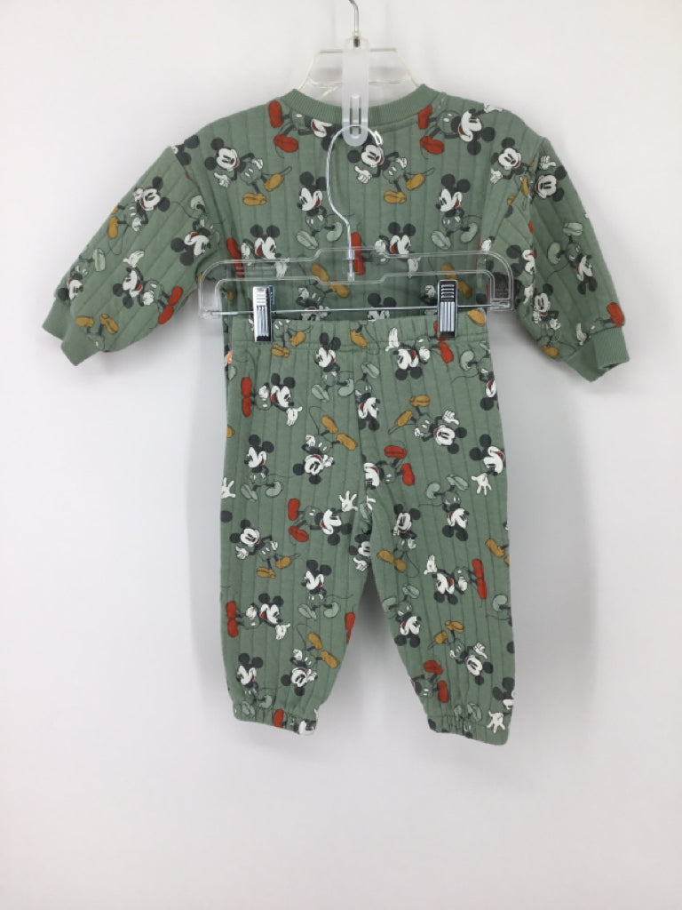 Disney Child Size 12 Months Green Character Outfit - boys