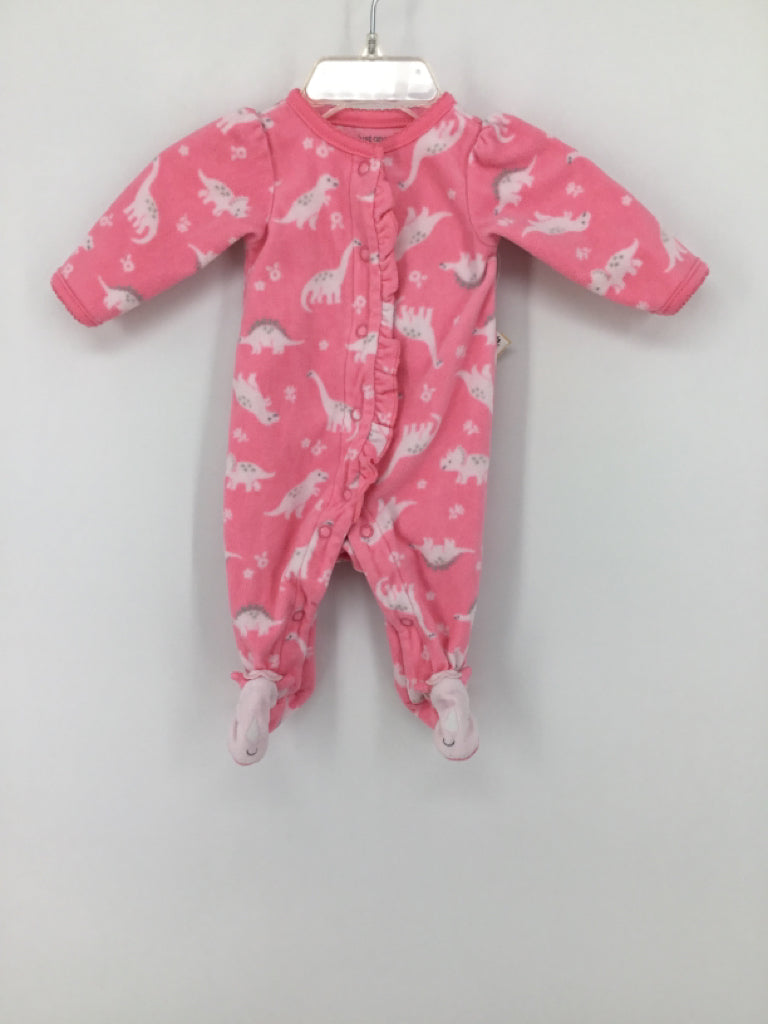 Just One You Made by Carters Child Size Newborn Pink Sleepers
