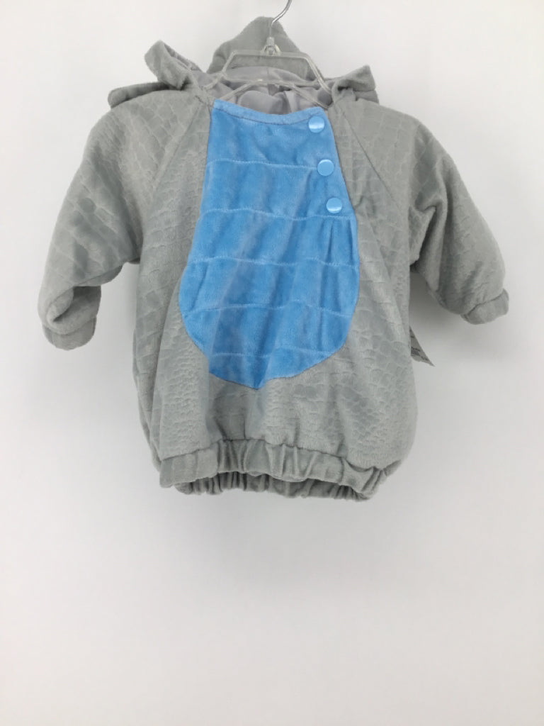 Target Child Size 0-6 Months Gray Triceratops Halloween Costume
