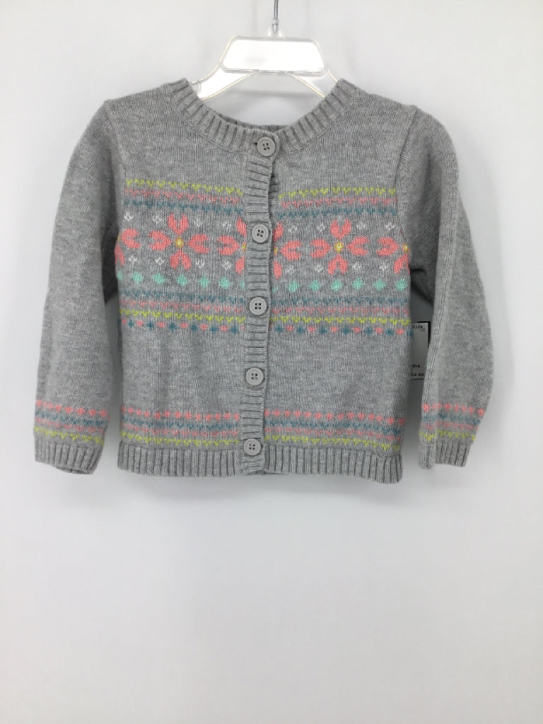 Carter's Child Size 24 Months Gray Sweater - girls