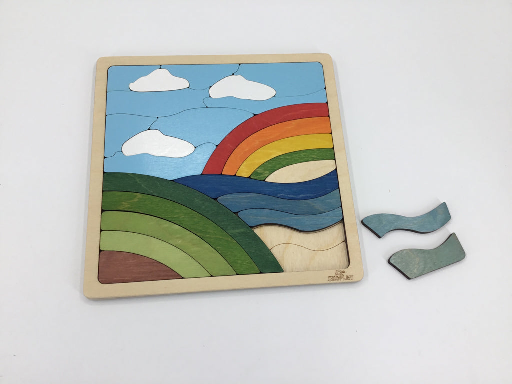 EkoPlay Rainbow Wooden Puzzle