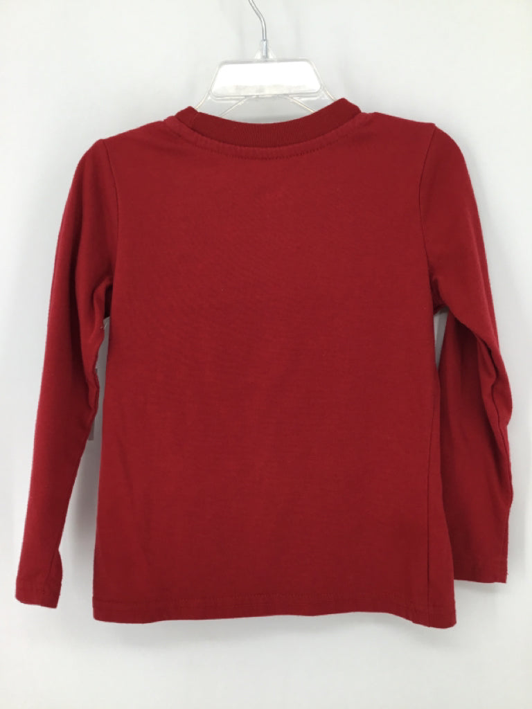 Disney Child Size 4 Red Christmas T-Shirt