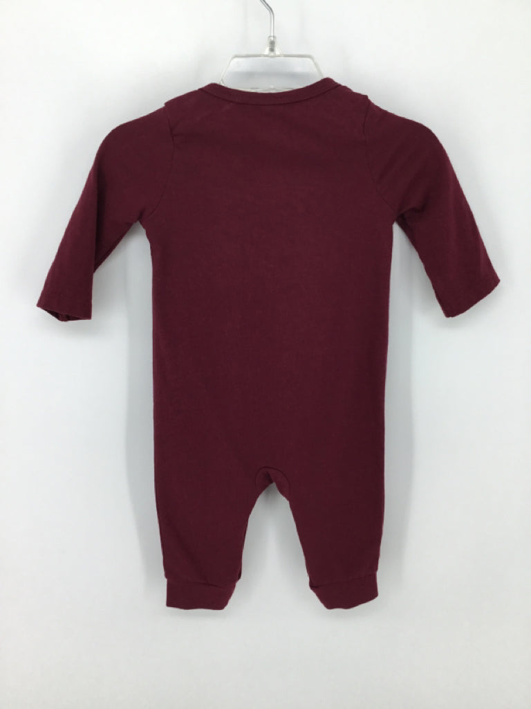 Cat & Jack Child Size 0-6 Months Burgundy Outfit - girls