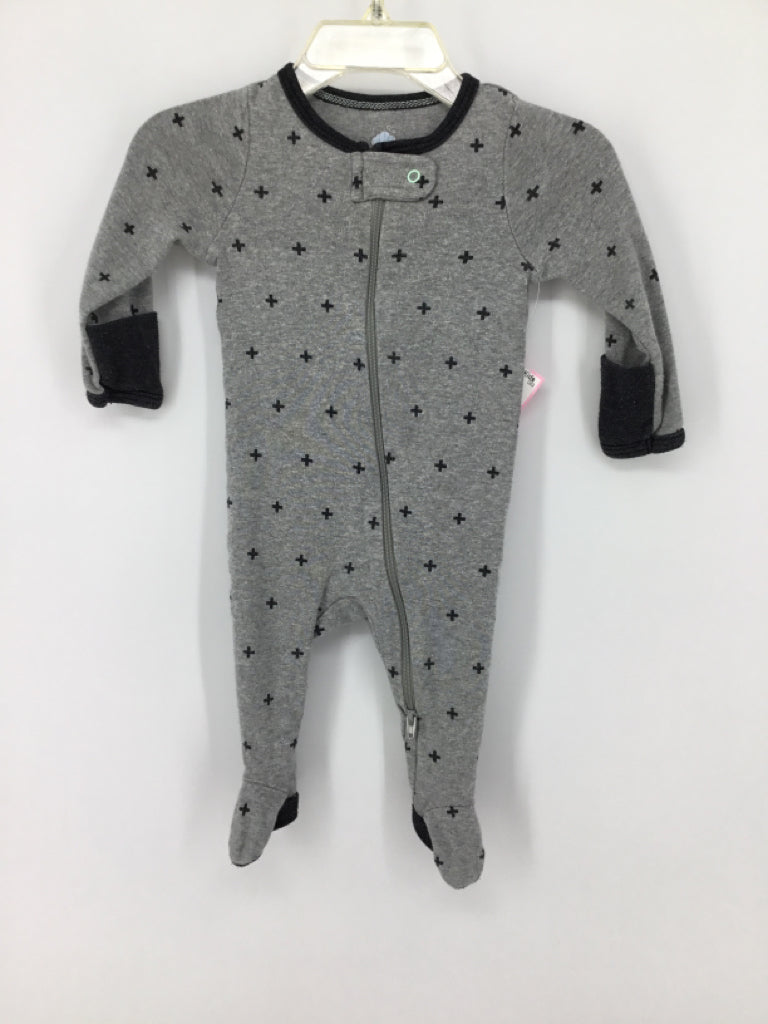 cloud island Child Size 0-3 Months Gray Sleepers
