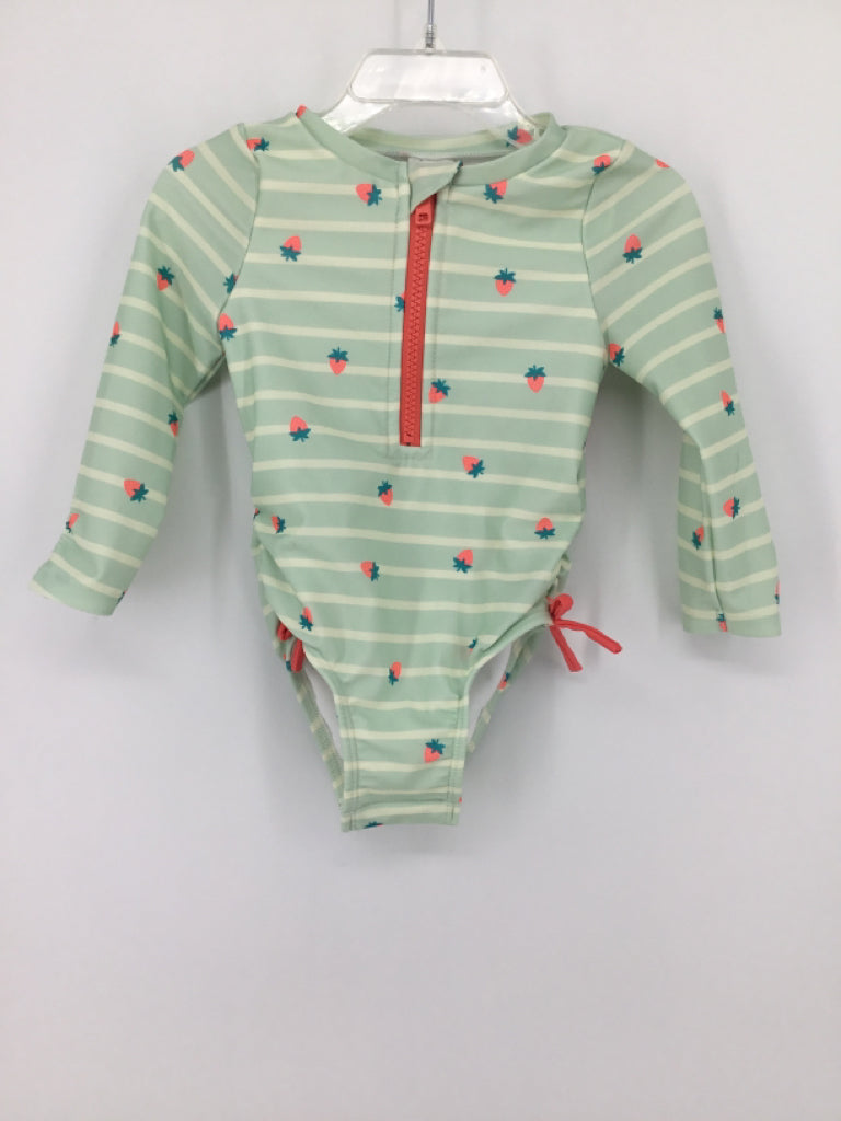 Cat & Jack Child Size 18 Months Green Swimwear - girls