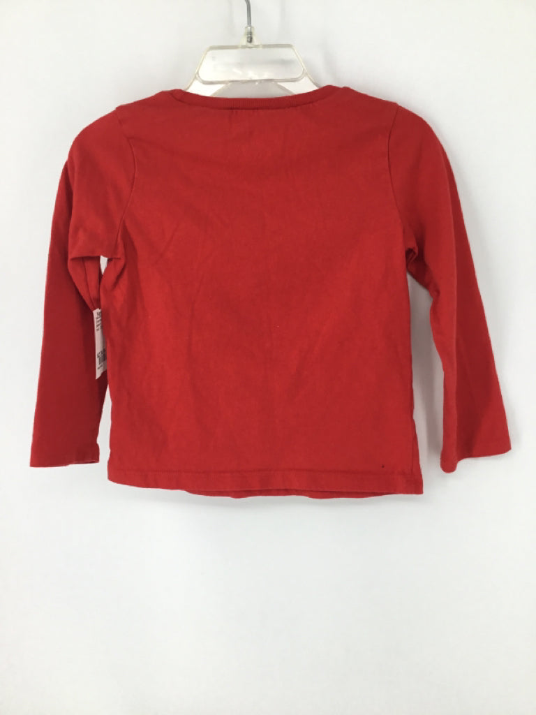 Carter's Child Size 24 Months Red Christmas T-Shirt