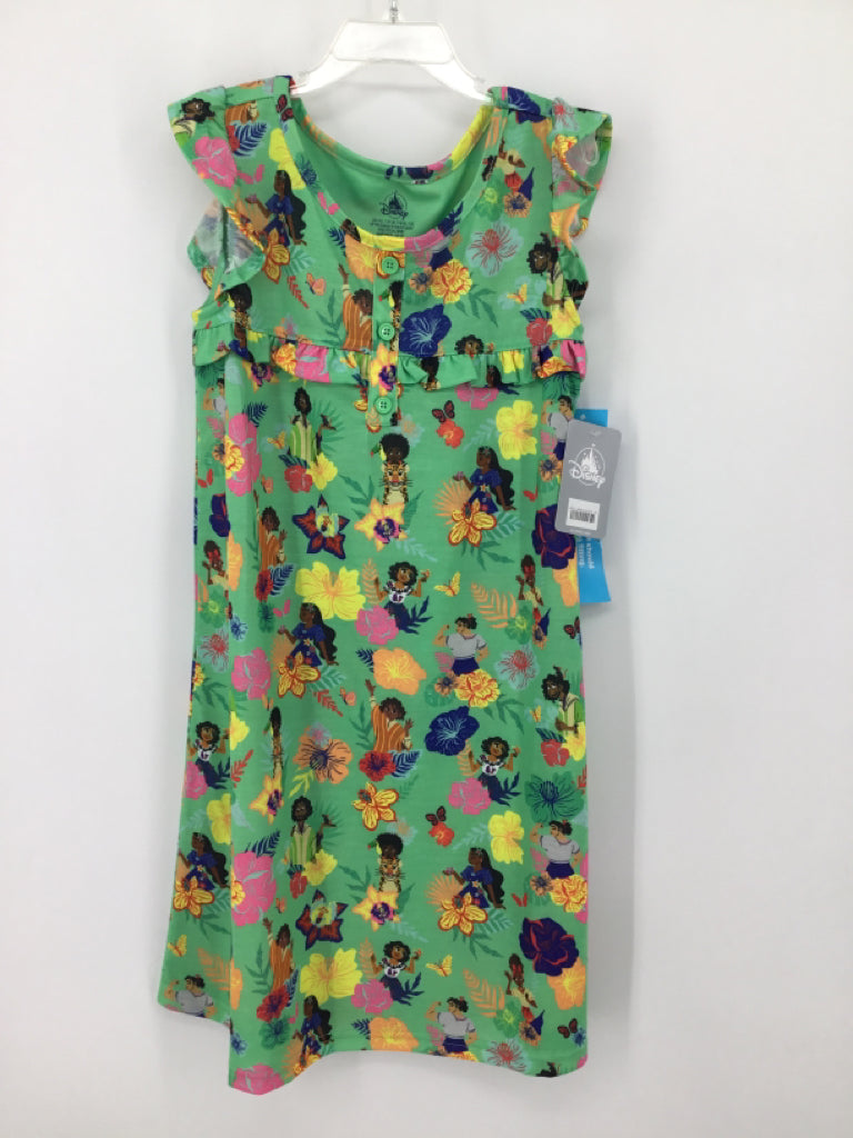 Disney Child Size 7 Green Pajamas - girls