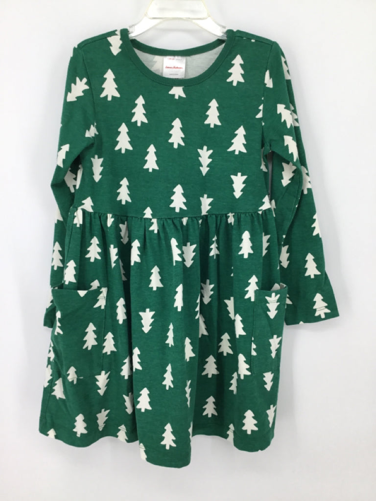 Hanna Andersson Child Size 6 Green Christmas Dress