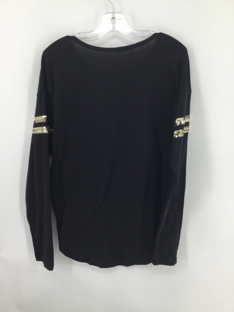 Justice Child Size 12 Months Black Christmas Shirt