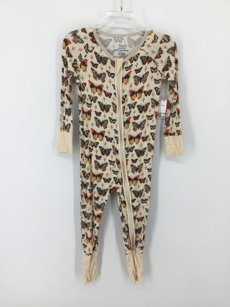 Little One Shop Child Size 18-24 Months Cream Pajamas - girls