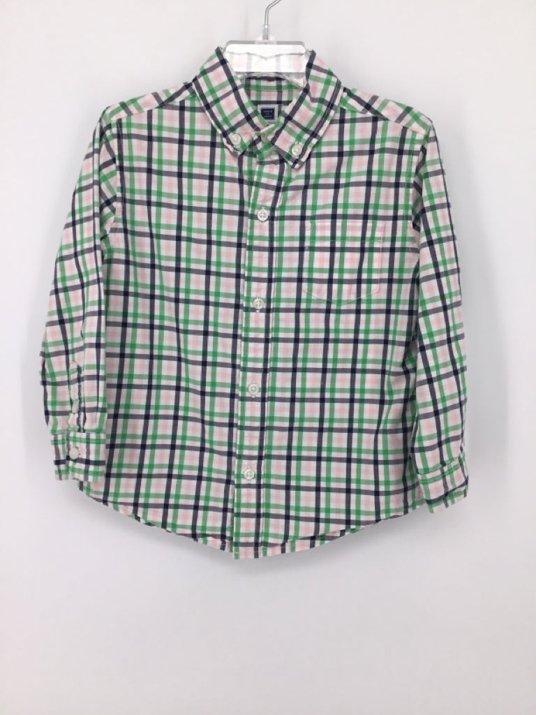 Janie and Jack Child Size 3 Multi-Color Checkered Shirt - boys