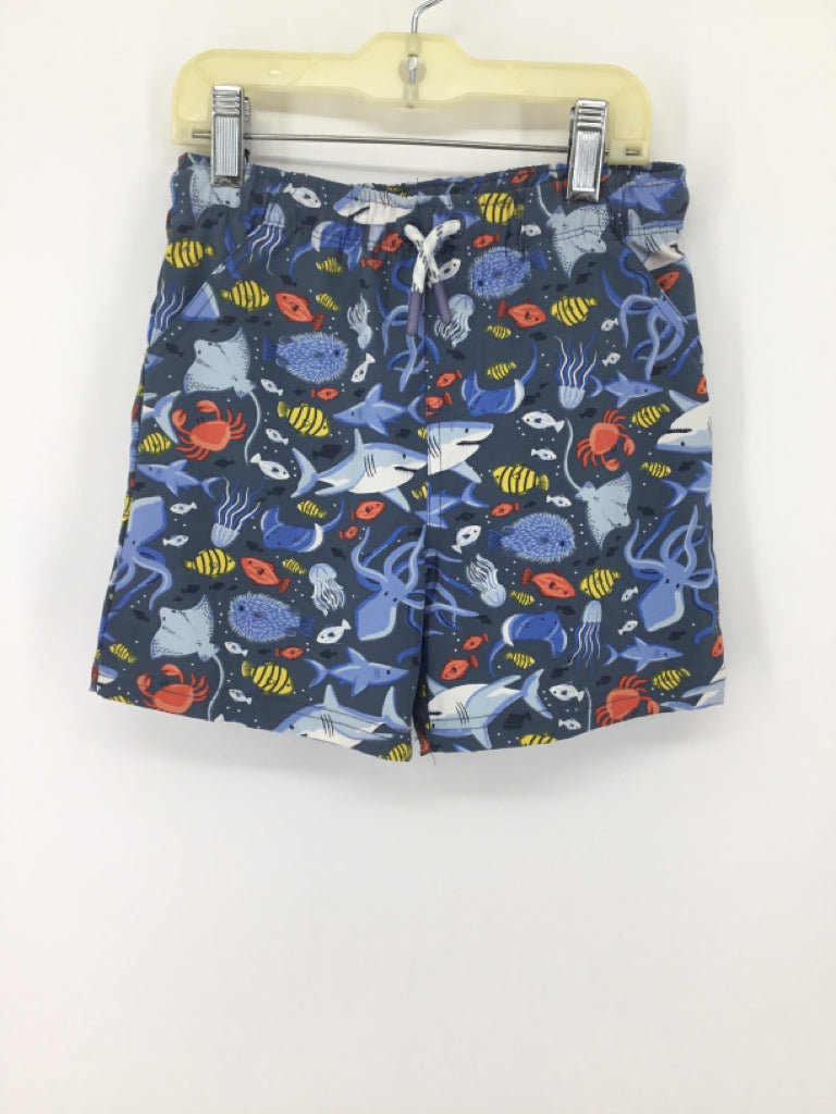 brandless Child Size 5 Blue Print Swimwear - boys