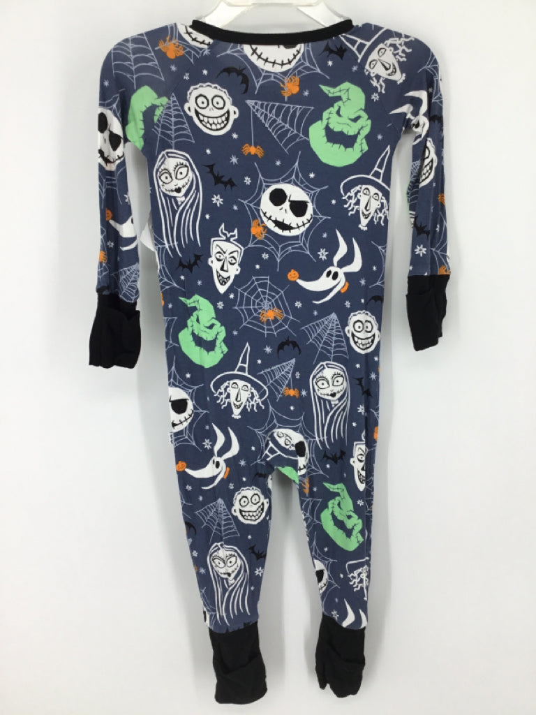 Little Sleepies + Disney Child Size 6-12 Months Gray Halloween Pajamas