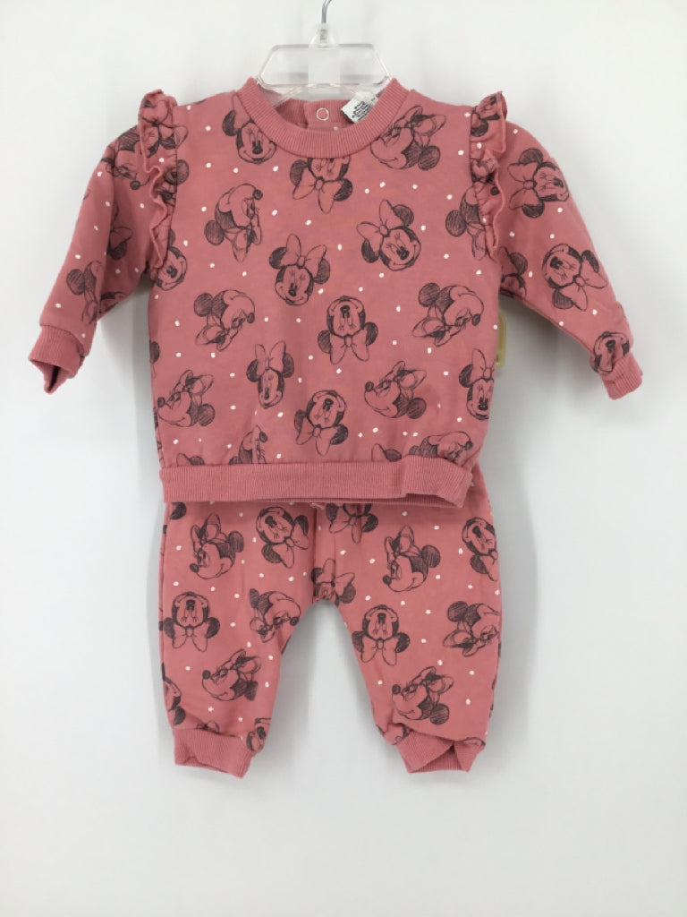 Disney Child Size 3-6 Months Pink Outfit - girls