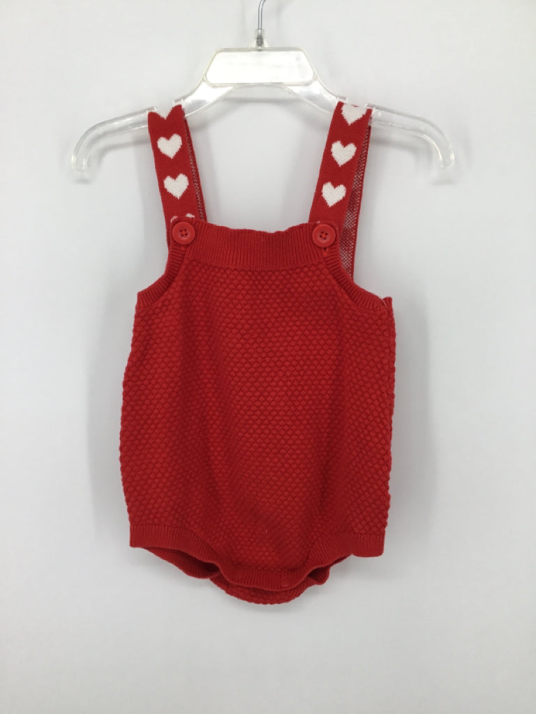 Cat & Jack Child Size 12 Months Red Valentine's Day Outfit