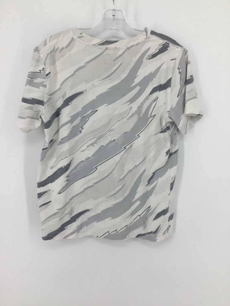 Adidas Child Size 8 White Print T-shirt - boys