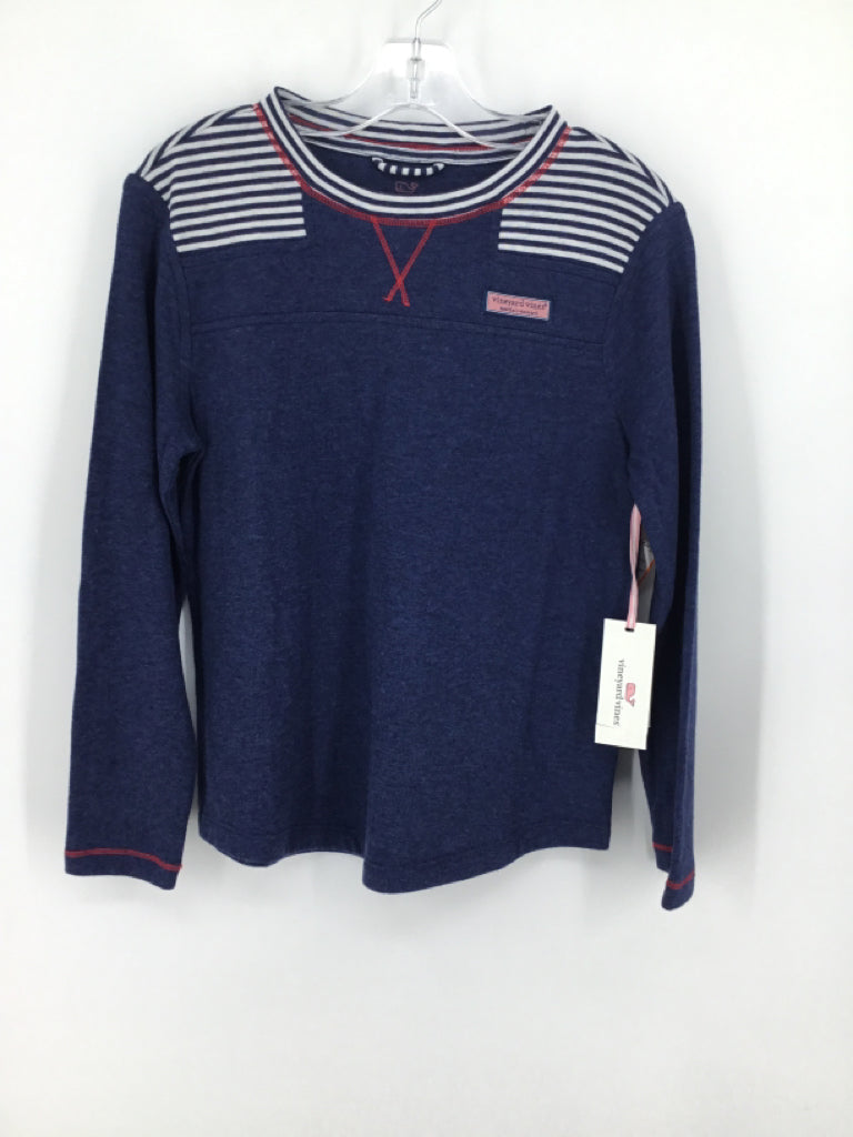 vineyard vines Child Size 10 Navy Solid Shirt - boys