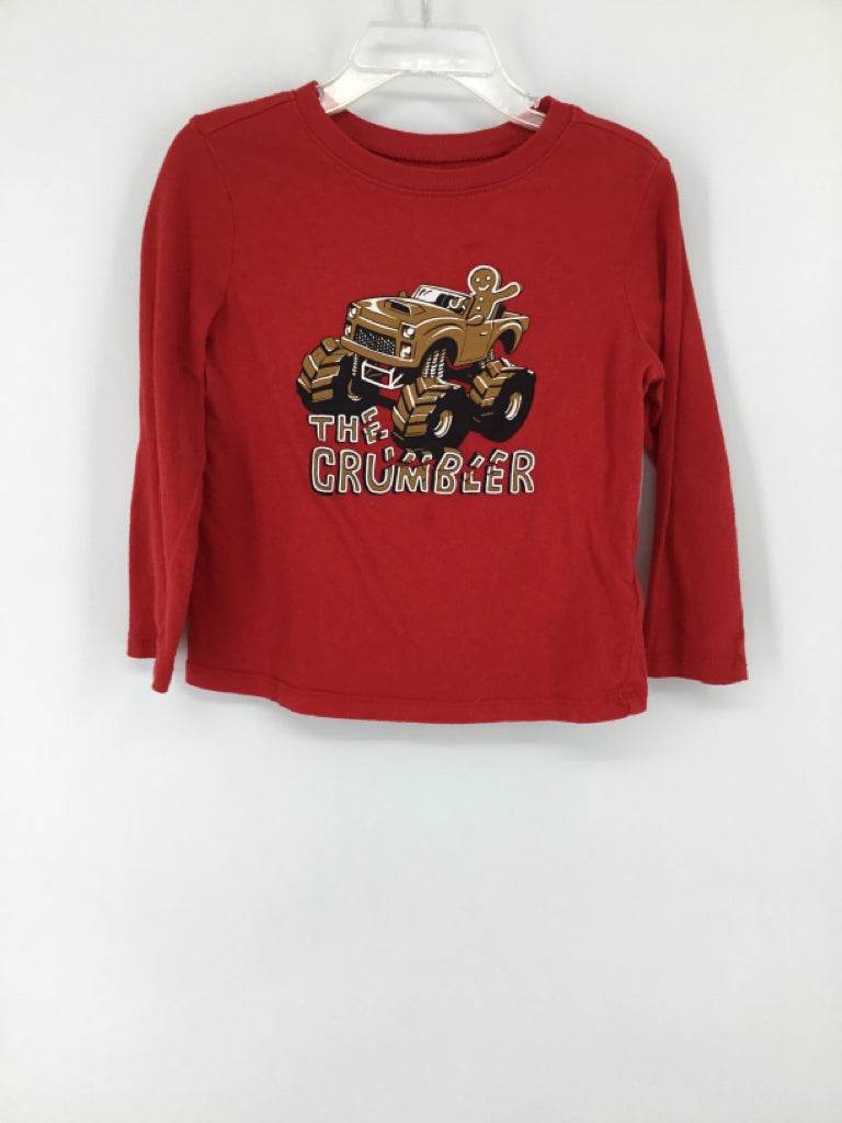 Old Navy Child Size 3 Red screen printed T-shirt - boys