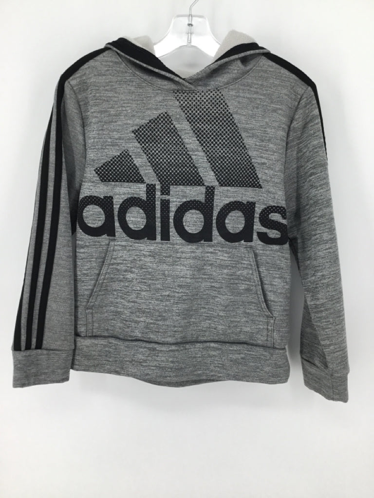 Adidas Child Size 8 Gray Marbled Sweatshirt - boys
