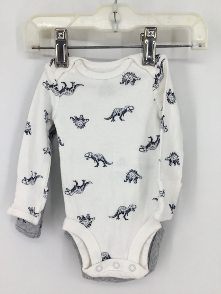 Carter's Child Size Newborn White Onesie