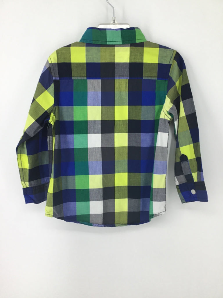 Gymboree Child Size 3 Multi-Color Checkered Shirt - boys