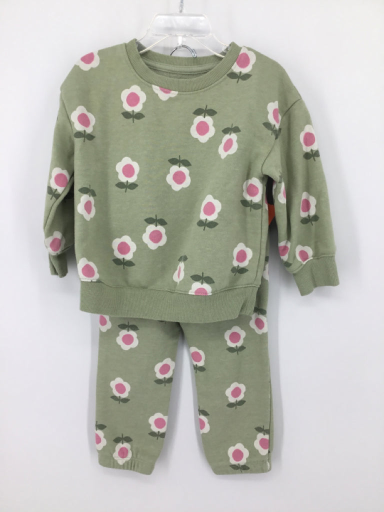 Cat & Jack Child Size 2 Green Outfit - girls
