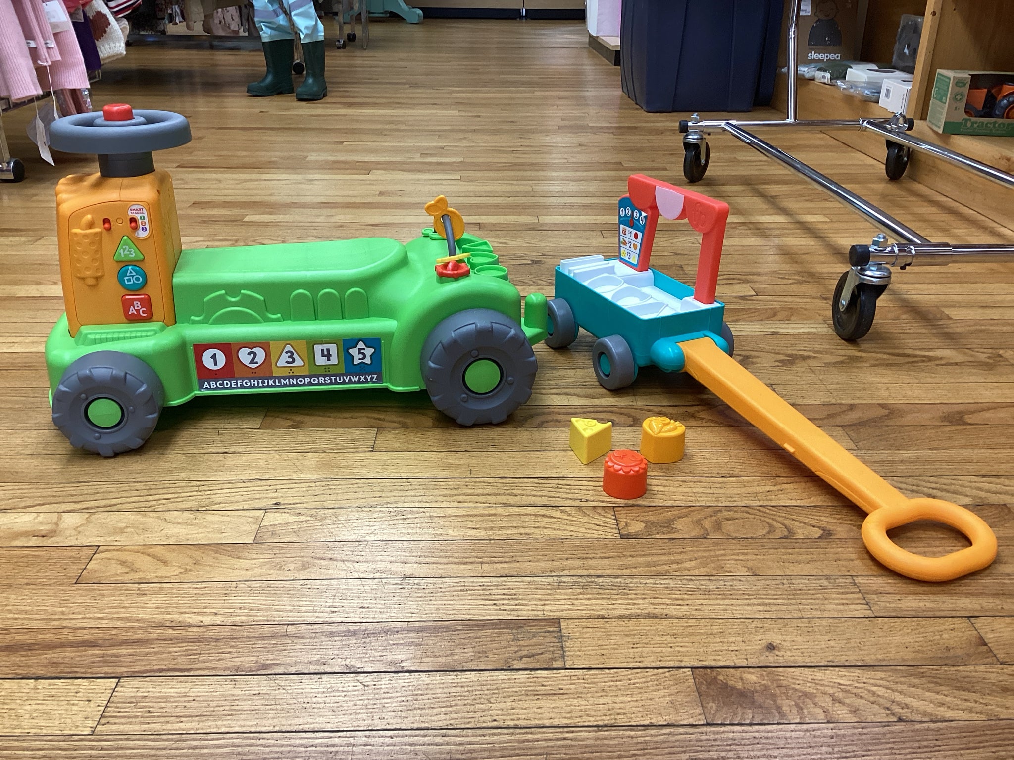Fisher Price Laugh & Learn 4-in-1 Farm to Market Tractor Ride On