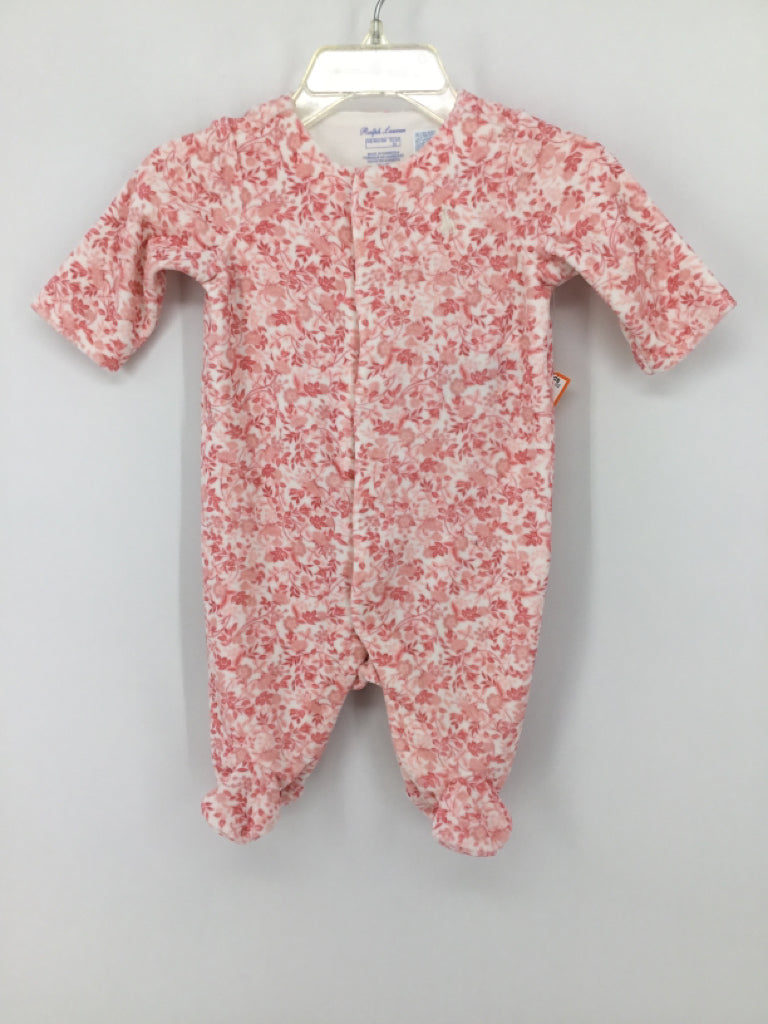 Ralph Lauren Child Size Newborn Pink Outfit - girls