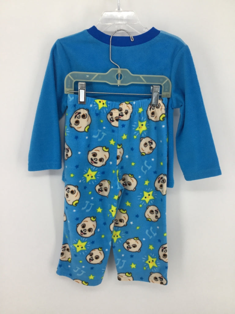 brandless Child Size 3 Blue Character Pajamas - boys