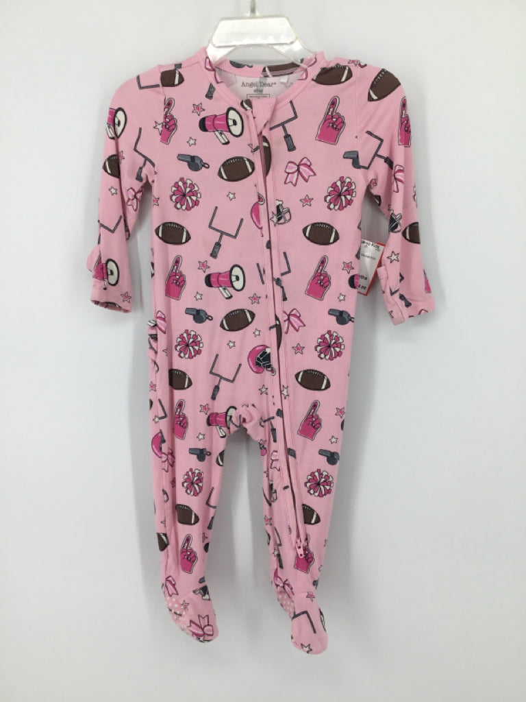 Angel Dear Child Size 6-9 Months Pink Sleepers