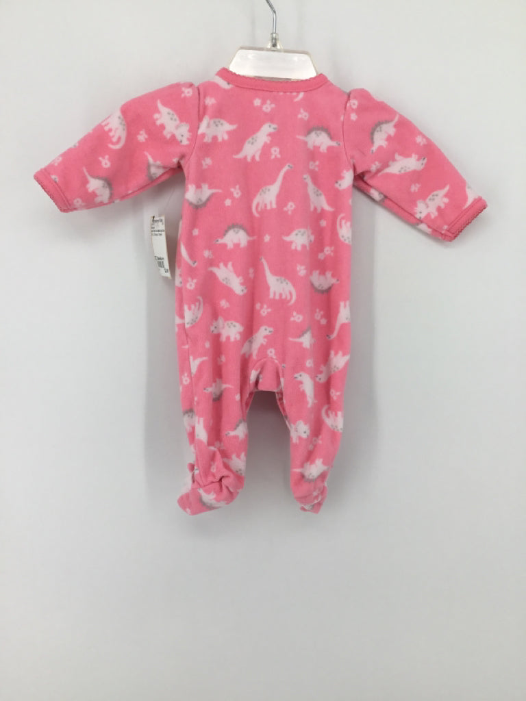 Just One You Made by Carters Child Size Newborn Pink Sleepers