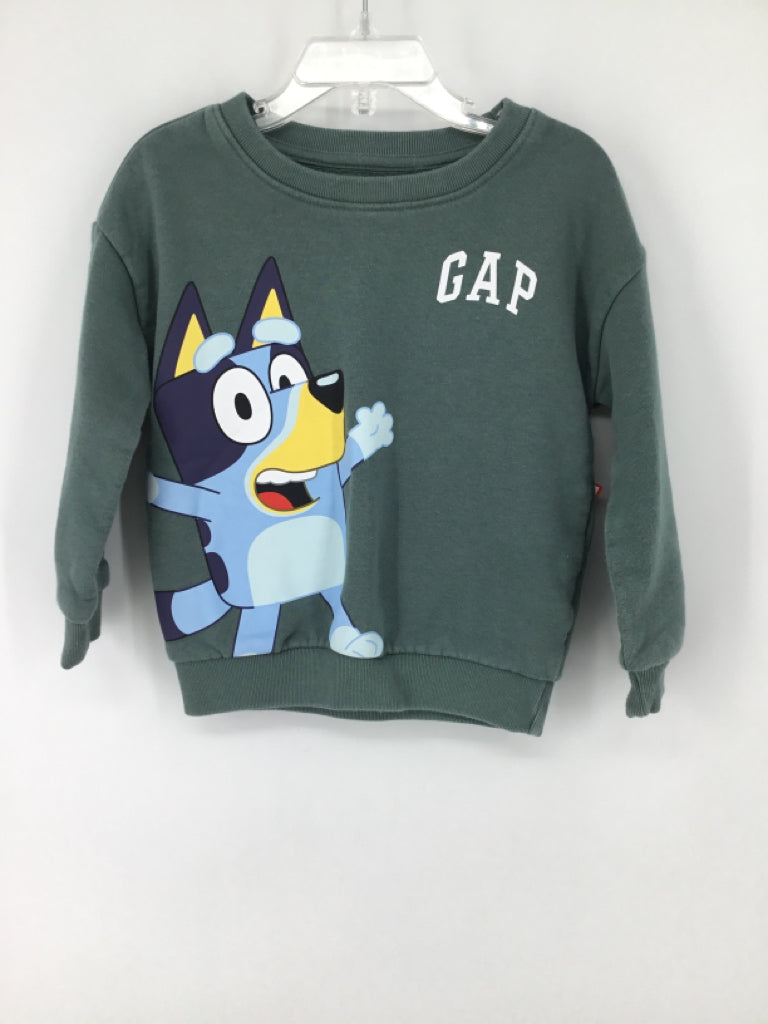 Baby Gap Child Size 3 Green Character Sweatshirt - boys