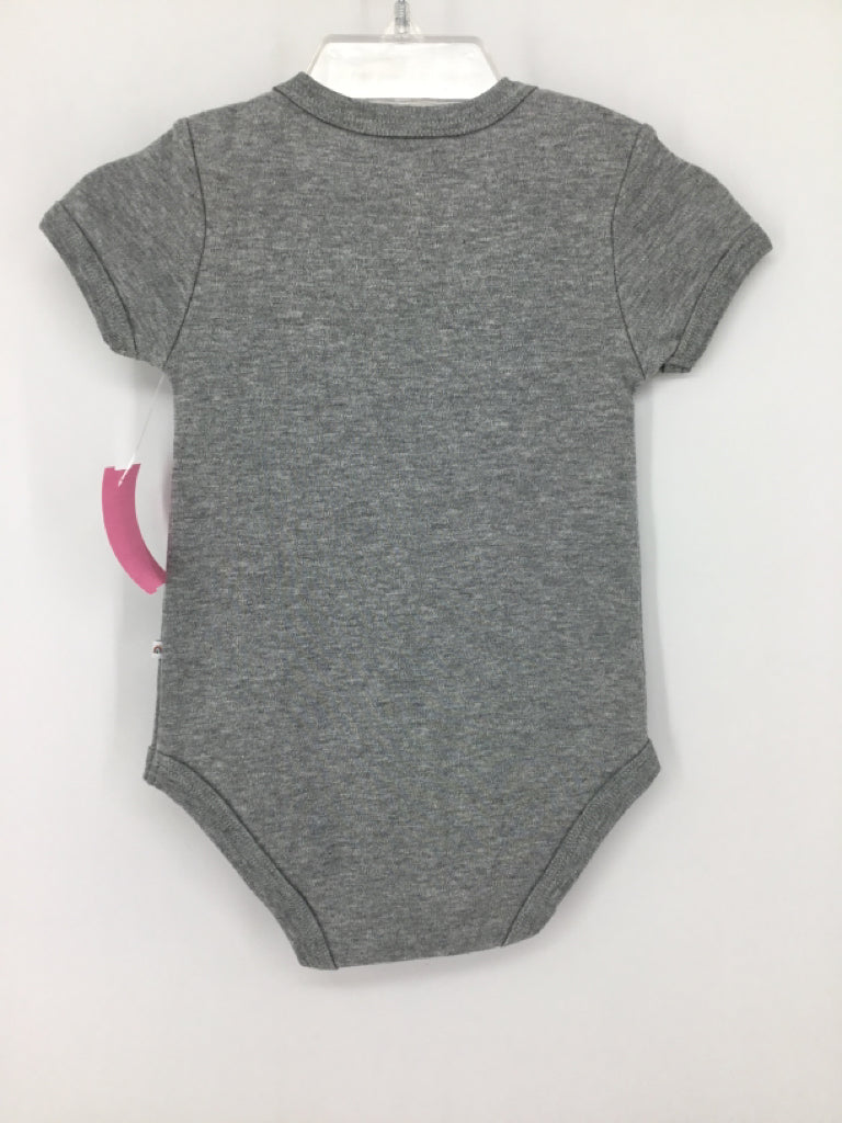 Emerson & Friends Child Size 3-6 Months Gray Onesie