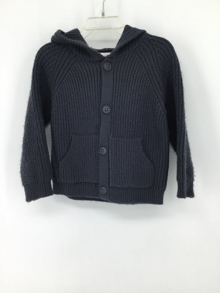 Zara Child Size 18-24 Months Gray Solid Sweater - boys